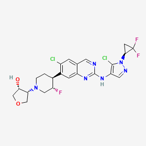 molecular formula C23H23Cl2F3N6O2 B12412751 Lrrk2-IN-2 