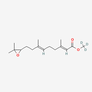 trans-trans-10,11-Epoxy Farnesenic Acid-d3 Methyl Ester