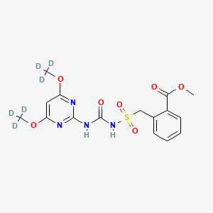 molecular formula C16H18N4O7S B12412839 Bensulfuron-methyl-d6 