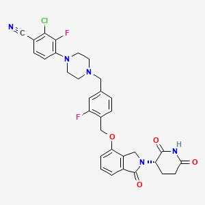 molecular formula C32H28ClF2N5O4 B12412853 Cereblon inhibitor 1 