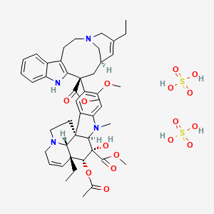 molecular formula C46H60N4O16S2 B12412855 Anhydrovinblastine (sulfate) 