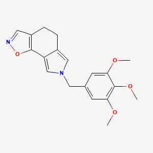 molecular formula C19H20N2O4 B12412880 Tubulin polymerization-IN-37 