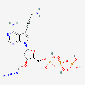 7-Deaza-7-propargylamino-3'-azidomethyl-dATP