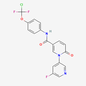 molecular formula C18H11ClF3N3O3 B12412949 c-ABL-IN-4 