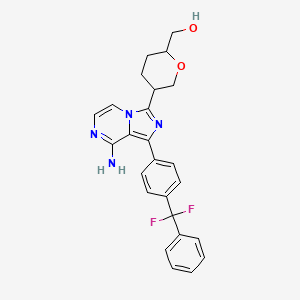 molecular formula C25H24F2N4O2 B12412956 Btk-IN-10 