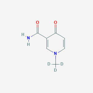 1,4-Dihydro-1-methyl-4-oxo-3-pyridinecarboxamide-d3