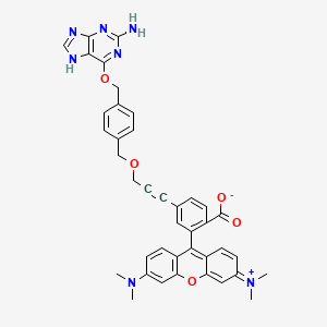 molecular formula C40H35N7O5 B12413014 Pybg-tmr 