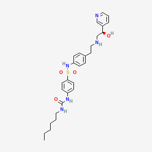 molecular formula C28H37N5O4S B1241302 Unii-4R8Y22fmw2 