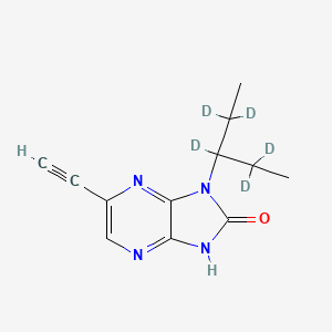 molecular formula C12H14N4O B12413034 Tirasemtiv-d5 