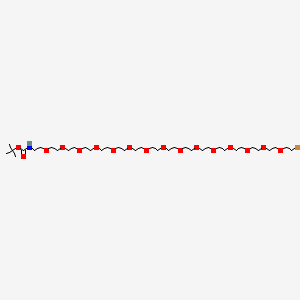 molecular formula C37H74BrNO17 B12413072 t-Boc-N-amido-PEG15-Br 