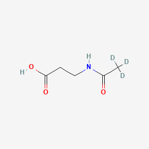 molecular formula C5H9NO3 B12413079 N-Acetyl-beta-alanine-d3 