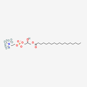 molecular formula C26H54NO7P B12413098 Stearoyl L-alpha-Lysolecithin-d9 