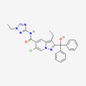 molecular formula C27H25ClN6O2 B12413136 Acss2-IN-1 