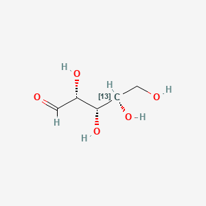 molecular formula C5H10O5 B12413154 Xylose-4-13C 