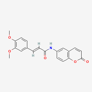 molecular formula C20H17NO5 B12413161 hCAXII-IN-1 