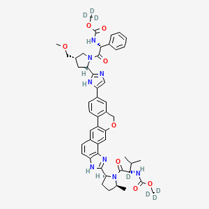 molecular formula C49H54N8O8 B12413220 Velpatasvir-d7 