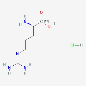 molecular formula C6H15ClN4O2 B12413248 L-Arginine-1-13C hydrochloride 