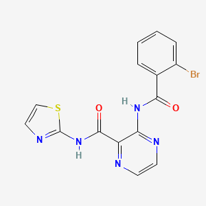 molecular formula C15H10BrN5O2S B12413254 MtMetAP1-IN-1 