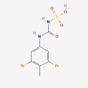 molecular formula C8H8Br2N2O4S B12413256 (3,5-Dibromo-4-methylphenyl)carbamoylsulfamic acid 