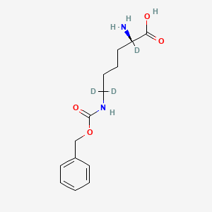 molecular formula C14H20N2O4 B12413284 H-Lys(Z)-OH-d3 