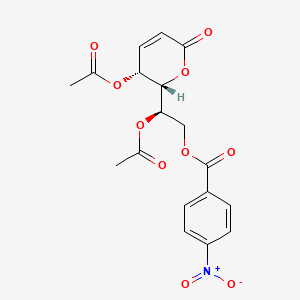 molecular formula C18H17NO10 B12413309 Antitumor agent-65 