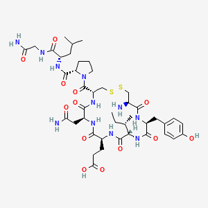 molecular formula C43H65N11O13S2 B12413330 [Glu4]-Oxytocin 