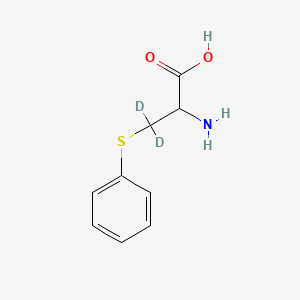 molecular formula C9H11NO2S B12413332 S-Phenyl-DL-cysteine-3,3-d2 