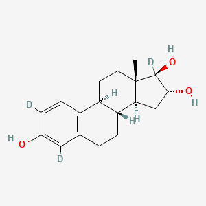 molecular formula C18H24O3 B12413343 Estriol-d3 