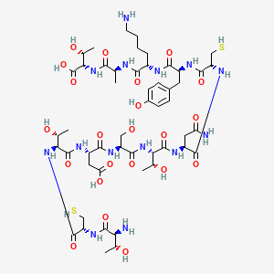 molecular formula C51H82N14O22S2 B12413371 Tctdstncykat 