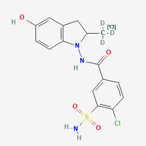 5-Hydroxy Indapamide-13C,d3