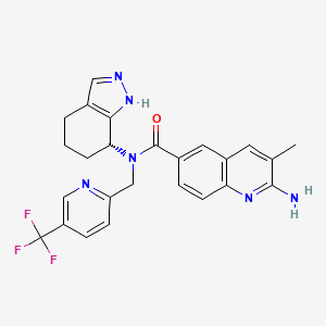 molecular formula C25H23F3N6O B12413470 Prmt5-IN-9 