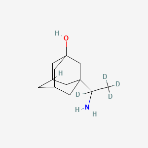 molecular formula C12H21NO B12413475 3-Hydroxy Rimantadine-d4 