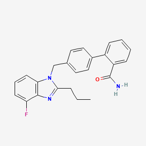 molecular formula C24H22FN3O B12413495 PPAR|A agonist 4 