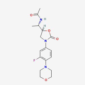 molecular formula C17H22FN3O4 B12413546 Antiparasitic agent-8 