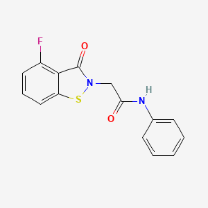 molecular formula C15H11FN2O2S B12413557 SARS-CoV-2 Mpro-IN-1 