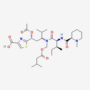 molecular formula C31H50N4O8S B12413558 Tubulin polymerization-IN-38 