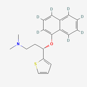 molecular formula C19H21NOS B12413575 N-Methyl Duloxetine-d7 