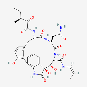 molecular formula C33H38N6O10 B1241362 Tmc-95A 