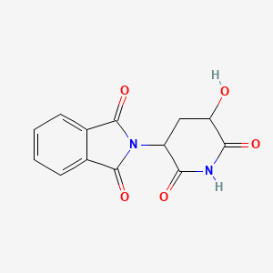 molecular formula C13H10N2O5 B1241363 cis,trans-5'-Hydroxythalidomide CAS No. 222991-42-6