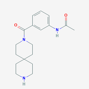 molecular formula C18H25N3O2 B12413641 GABAA receptor agent 6 