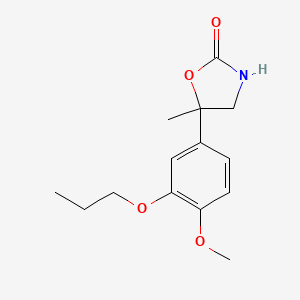 molecular formula C14H19NO4 B1241366 Mesopram 