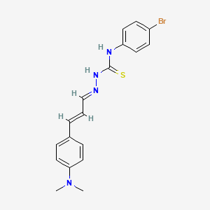 molecular formula C18H19BrN4S B12413682 Caii-IN-2 