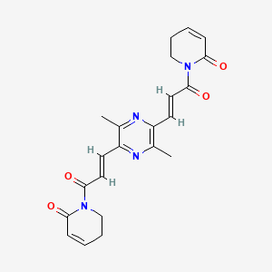 molecular formula C22H22N4O4 B12413701 TrxR-IN-2 