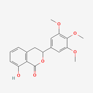molecular formula C18H18O6 B1241372 Macrophyllol 