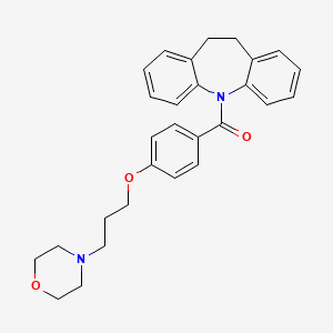 molecular formula C28H30N2O3 B12413720 Cav 2.2/3.2 blocker 1 