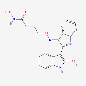 molecular formula C20H18N4O4 B12413721 Cdk/hdac-IN-1 