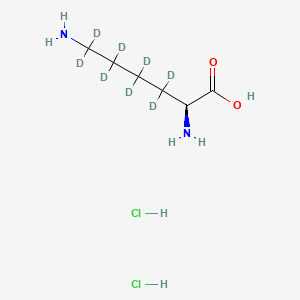 molecular formula C6H16Cl2N2O2 B12413745 L-Lysine-d8 (dihydrochloride) 