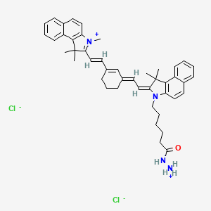 molecular formula C45H52Cl2N4O B12413759 Cy7.5 hydrazide 