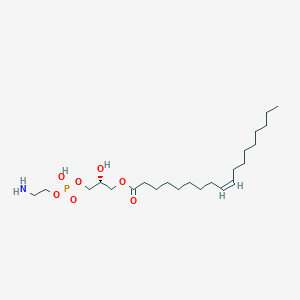 molecular formula C23H46NO7P B1241376 1-(9Z-octadecenoyl)-sn-glycero-3-phosphoethanolamine CAS No. 89576-29-4