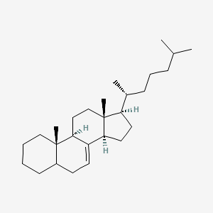 molecular formula C27H46 B1241378 胆固醇-7-烯 